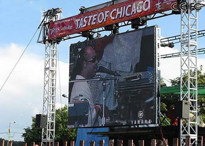 Full Color P4.81 Outdoor Rental LED Display High Refresh Rate Wide Viewing Angle