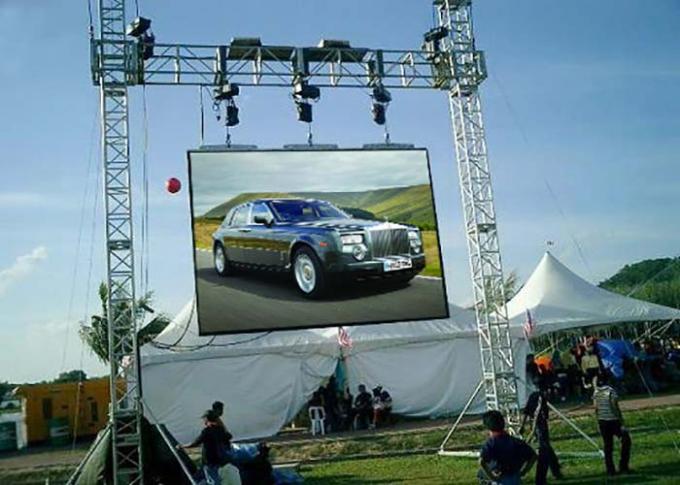 Full Color P4.81 Outdoor Rental LED Display High Refresh Rate Wide Viewing Angle