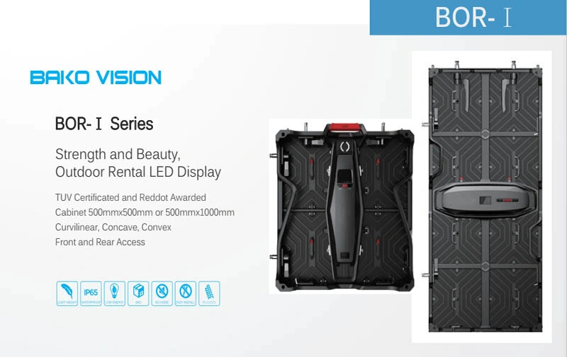 P3.9 Outdoor Stage Rental LED Display Screen IP65 Waterproof Panels