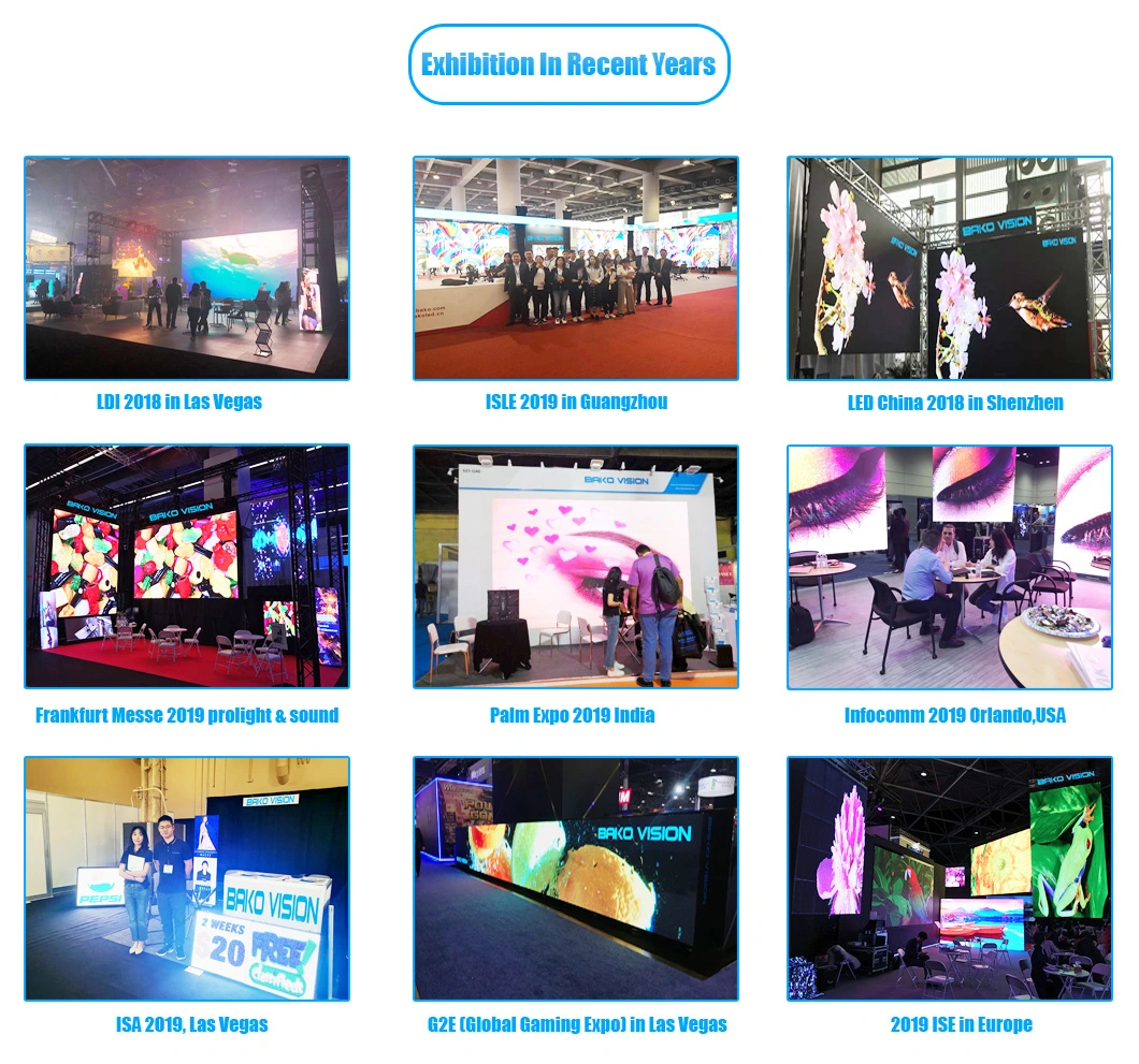 P3.9 Outdoor Stage Rental LED Display Screen IP65 Waterproof Panels