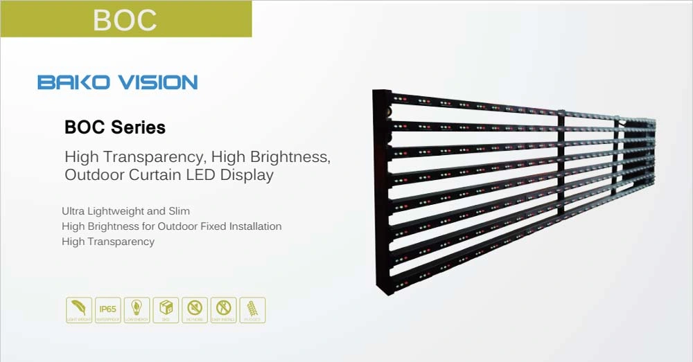 High Brightness LED Display Video Wall Screen Panel Outdoor Curtain High Resolution