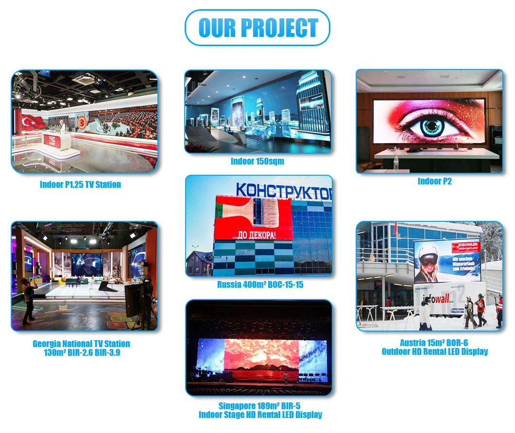 P1.5 Fine Pitch Ultra HD High Resolution LED Display Screen Video Wall Control Room Boards