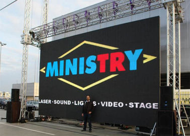 P6.25 Outdoor High Resolution Stage Rental LED Display Low Power Consumption Wide Viewing Angle