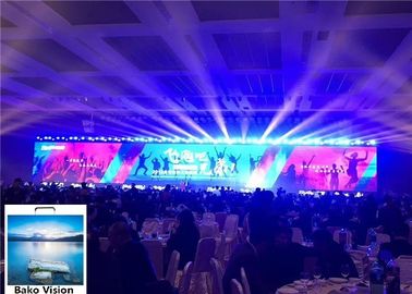 6000 Nits Brightness Led Screen Stage Backdrop , P4.81 Video Wall Led Display IP65