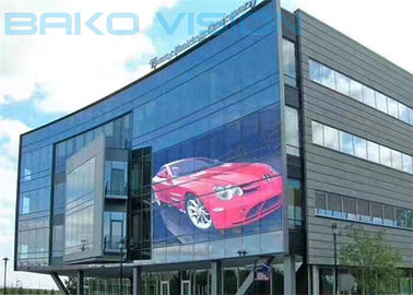 High Brightness Full Color Glass Wall Led Display Wide Viewing Angle Slim Panel Designall