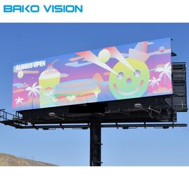 IP67 Outdoor Led Digital Signage Full Color High Brightness Fast Lock Front Service