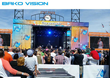 Rental High Definition Outdoor LED Display Advertising Screen Lightweight 1920Hz