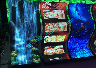 Full Color OEM ODM Super Light Weight Foldable Flexible LED Display Creative Video Wall Screen with Soft Rubber Module