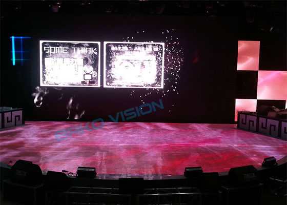 P3.92mm Interactive LED Dance Floor Indoor Full Color Led Display For Stage Easy Installation
