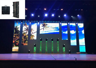 RGB Indoor Rental LED Display Screen High Contrast Ratio SMD 3.91mm HD Pixels