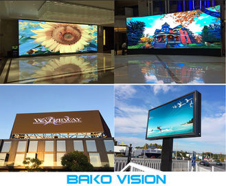 5500 Nits Brightness Full Color Outdoor Advertising Led Display IP65 SMD3535 1920Hz