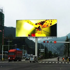 Outdoor Fixed LED Display Steel / Aluminum Panel P6.67 Full Color Back Access