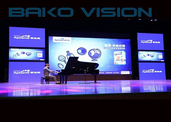 Large Indoor LED Display Panel Video Wall SMD P3.91 For Advertising Stage Show