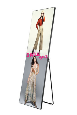 Indoor Media Player Digital Signage Poster Floor Standing Display Vertical Kiosk