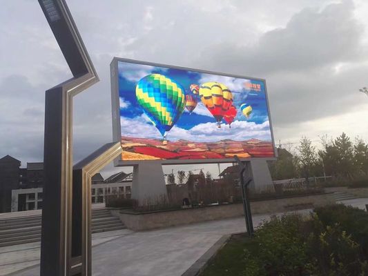 Outdoor Fixed Billboard LED Display P8mm P10mm Waterproof With High Resolution