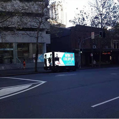 Three Sides 6000nits P10 Truck led Moving Billboard