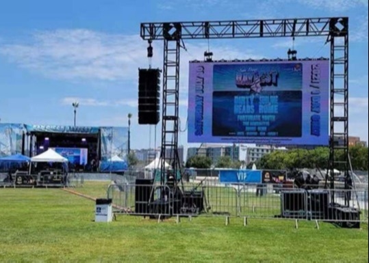 6000nits Outdoor Stage LED Display IP40 ETL Waterproof LED Video Wall