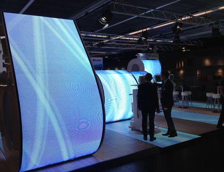 P6mm Foldable Led Screen , Full Color Flexible Led Screen Display ...