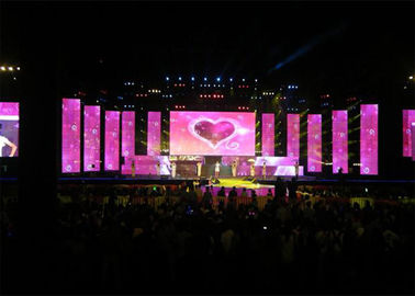 Outdoor Stage Rental LED Display P15.6 Pixel Failure Less than 0.0003 High Brightness Viewing Angle 140°