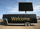 High Gray Scale Mobile LED Screen Trailer Video Display Customized Size