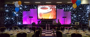 P 3.91 Stage Indoor Rental LED Display 1R1G1B Lightweight Cabinet High Refresh Rate