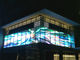 Hight brightness of 5500 Nits P16 Transparent Led Screen for media facade
