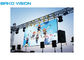 Stage Outdoor Video Display Screens 6000 Nits 1920Hz With Hanging Beam Installation