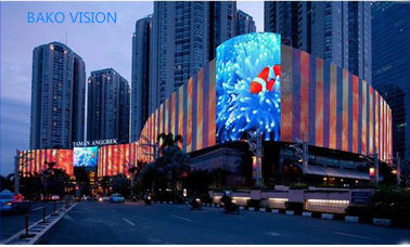 4096 Pixels Outdoor Curtain LED Display 9000nits ETL Advertising