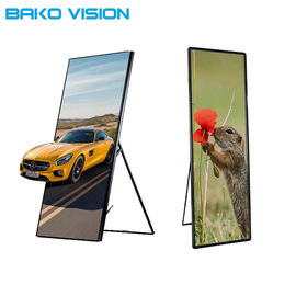 High Definition Video Screen Poster LED Display P2.5 SMD2121 P2.5mm With Wheel