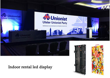 HD P3.91 SMD2121 Indoor Rental LED Display with 500x1000mm panels for concerts