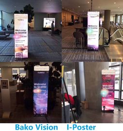 P1.9 P2.5 Indoor LED Poster Rental / Fixed Display Screen Multiple Installation