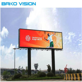 SMD3535 Led Billboard Screen , P10 IP65 Led Curtain Screen For Fixed Installation