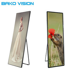 Stand Indoor Full Color Poster LED Display P2.5 P3 Slim Lightweight 1000 Nits