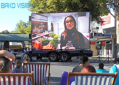 Outdoor Mobile Truck Mounted Led Screen Panel 6500 Nits For Commercial Advertising