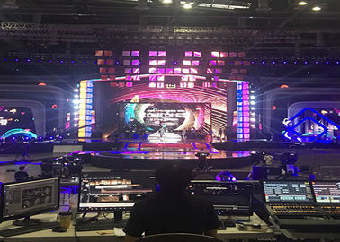 High Transmitting LED Curtain Display 1/4 Scan For Commercial Slim Stage Events