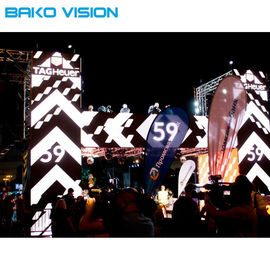 Full Color SMD Led Backdrop Screen Rental P3.91 P4.81 160 Degree Viewing Angle