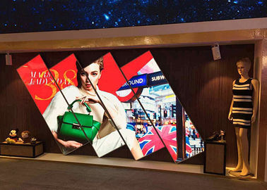 4G, WIFI, USB Connection  Mirror LED Display Poster For Shopping Mall  Advertising