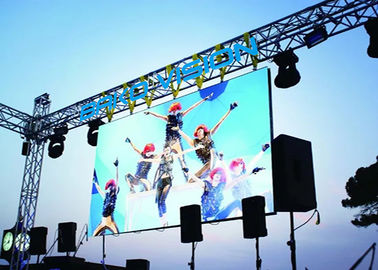 Waterproof IP65 Full Color Outdoor LED Display SMD P5.95mm Rental Application