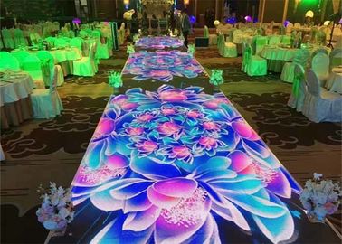 Interactive Dance Floor LED Display Screen P4.81 900-1200 Nits For Wedding Stage