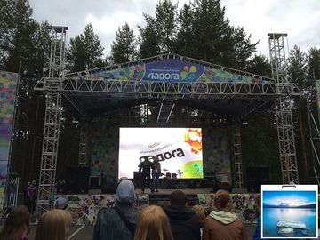 6000 Nits Outdoor Full Color Led Display , P3.91 Stage Waterproof Led Screen