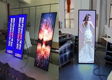 Fine Pitch Poster Light Box Displays , 1000 Nits Digital Advertising Board P1.9