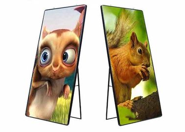 High Definition Indoor Video Poster LED Display Lightweight Aluminum Front Service