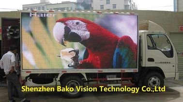 IP65 Mobile Stable Led Advertising Billboard Display Tvs For Moving Car / Truck