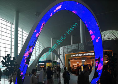 Electricity Flexible LED Display Screen Soft Rubber Modules With Easy Maintenance