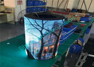 Customized Soft Rubber Module Bendable Flexible LED Display Moving Video Wall for Creative Shape and Size Solution