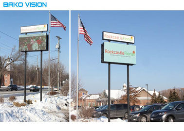 WiFi 4G Control Outdoor Fixed LED Display High Bright 6000 Nits Billboard IP65/IP54