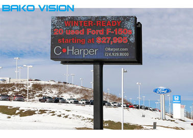 Low temprature performance energy-saving 6000nits P10 Outdoor Fixed LED Display