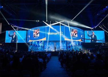 Events Advertising Indoor Rental LED Display 900~1200 Nits 16bit High Gray Level