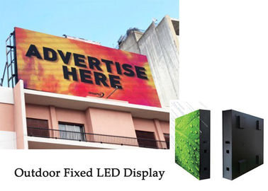 Robust Outdoor Fixed LED Display Billboard Panel 6500 Nits With Front Service