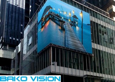 P10 Waterproof Fixed Led Billboard , Led Digital Display TV Wall For Building Advertising